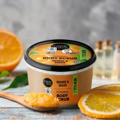 Organic Shop 6x Body Scrub Orange 250 ml