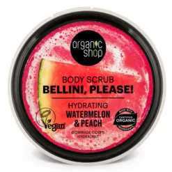 Organic Shop 6x Body Scrub Watermelon & Peach 250 ml
