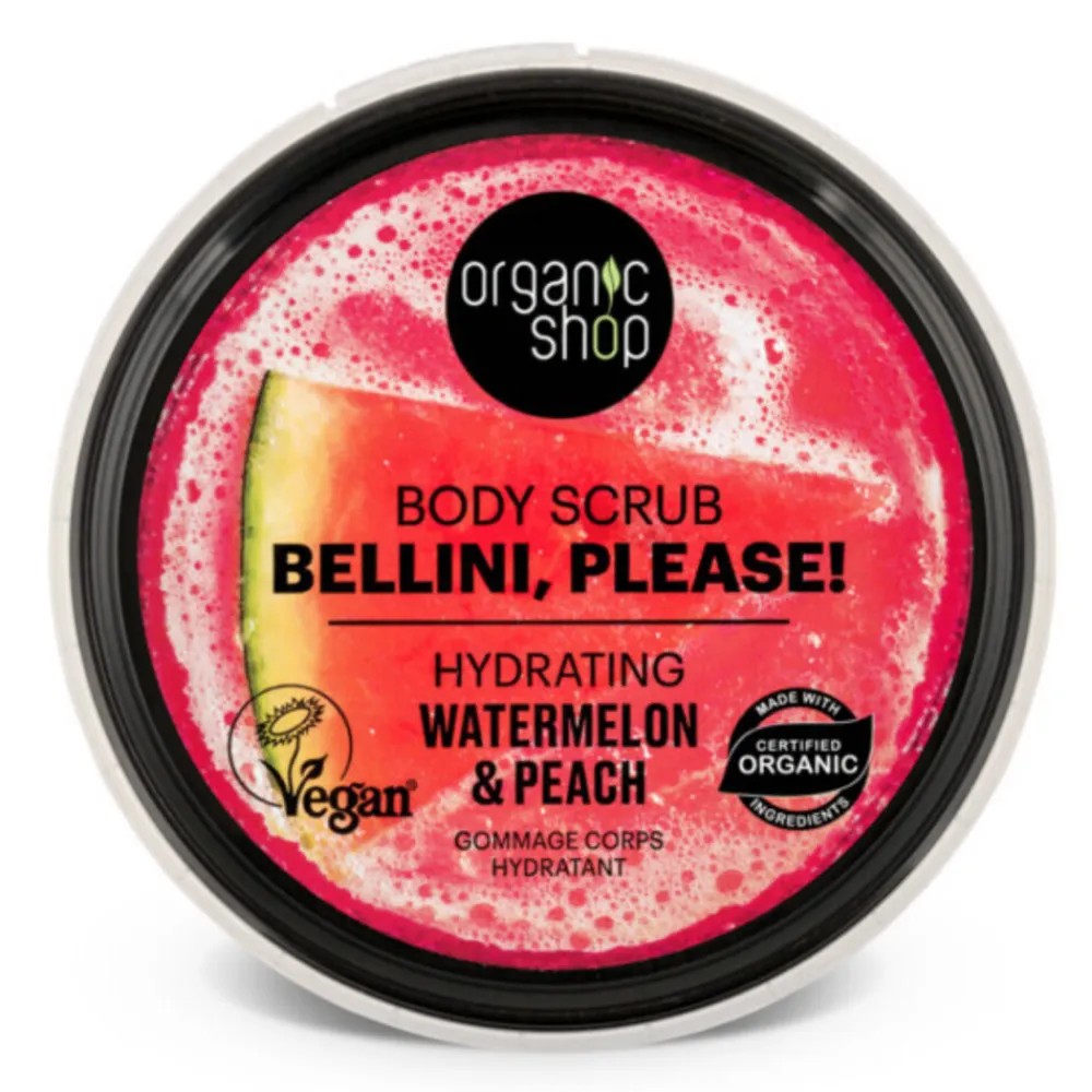 Organic Shop 6x Body Scrub Watermelon & Peach 250 ml