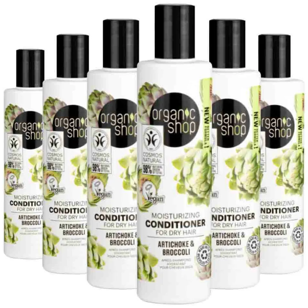 Organic Shop 6x Conditioner Artichoke & Broccoli 280 ml