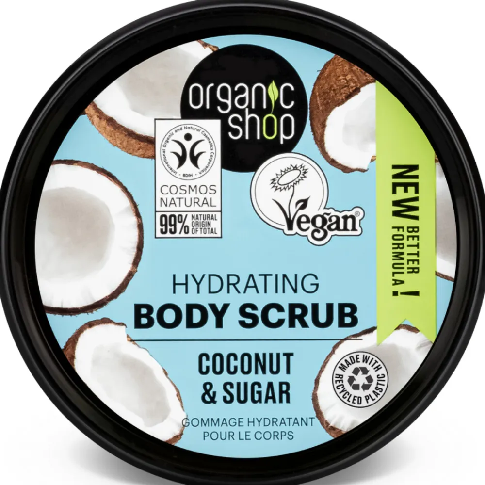 Organic Shop 6x Hydrating Bodyscrub Coconut 250 ml
