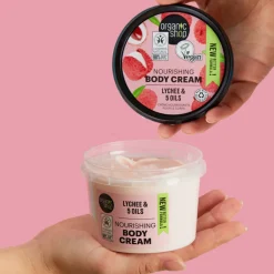 Organic Shop 6x Nourishing Bodycrème Lychee 250 ml