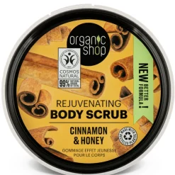 Organic Shop 6x Rejuvenating Body Scrub Cinnamon 250 ml