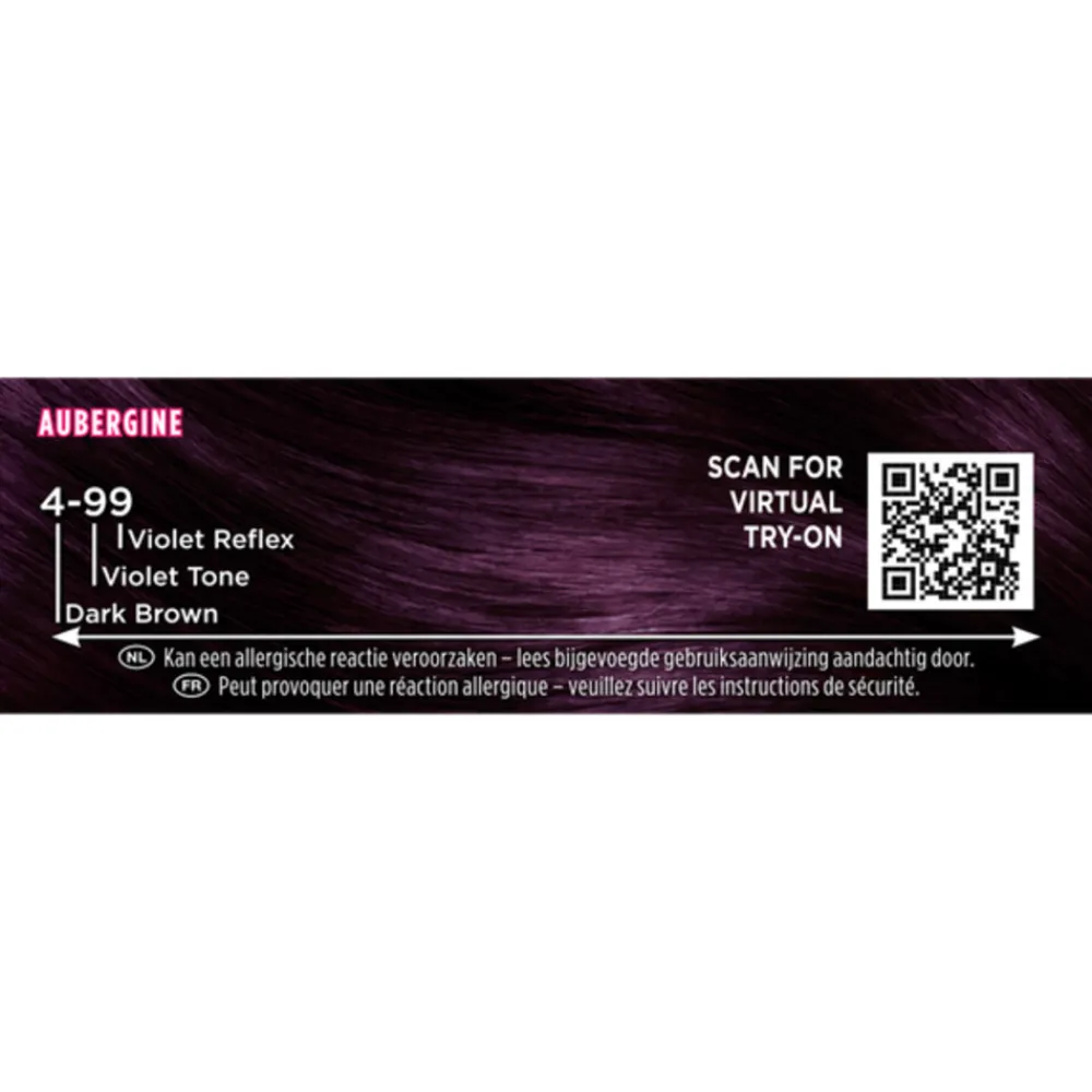 Palette 3x Intensive Creme Haarkleuring 4-99 Aubergine