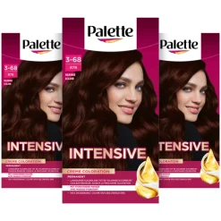Palette 3x Intensive Oil-Care Color Haarkleuring 878 Mahonie