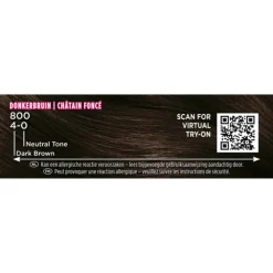 Palette 3x Intensive Oil-Care Color Haarkleuring 800 Donkerbruin