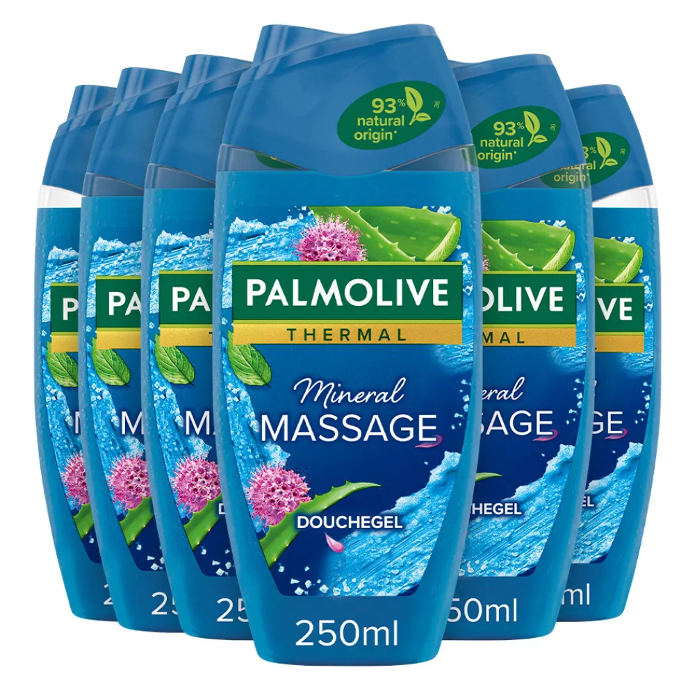 Palmolive 6x Douchegel Thermal Mineral Massage 250 ml
