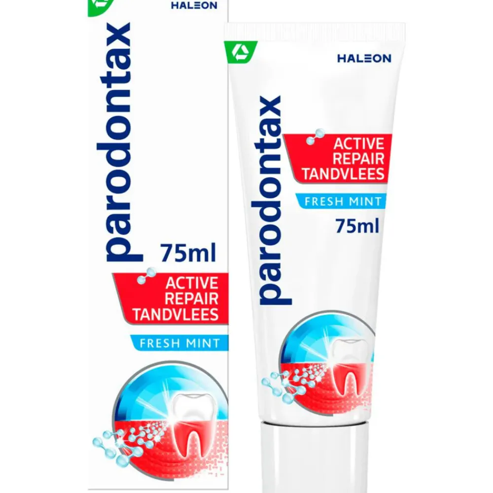 Parodontax 3x Tandpasta Active Repair Tandvlees Fresh Mint 75 ml