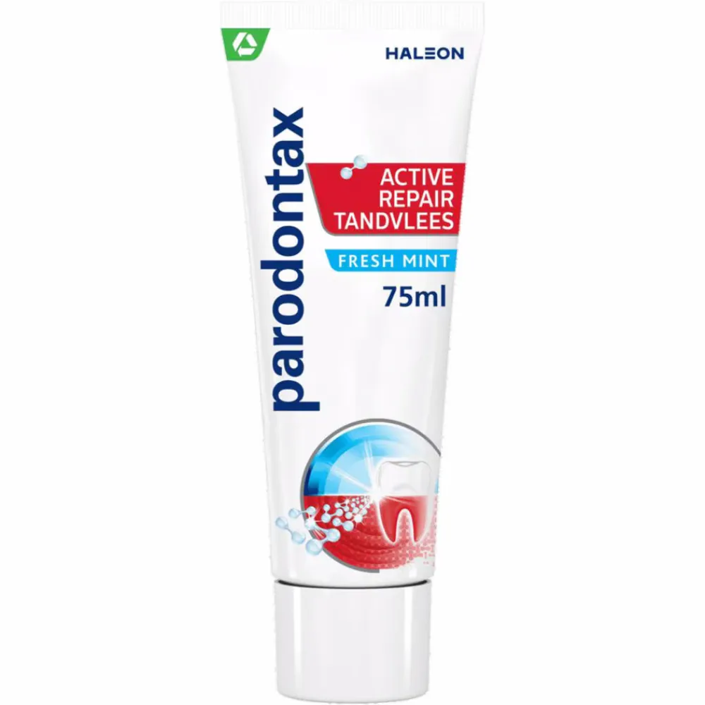 Parodontax 3x Tandpasta Active Repair Tandvlees Fresh Mint 75 ml