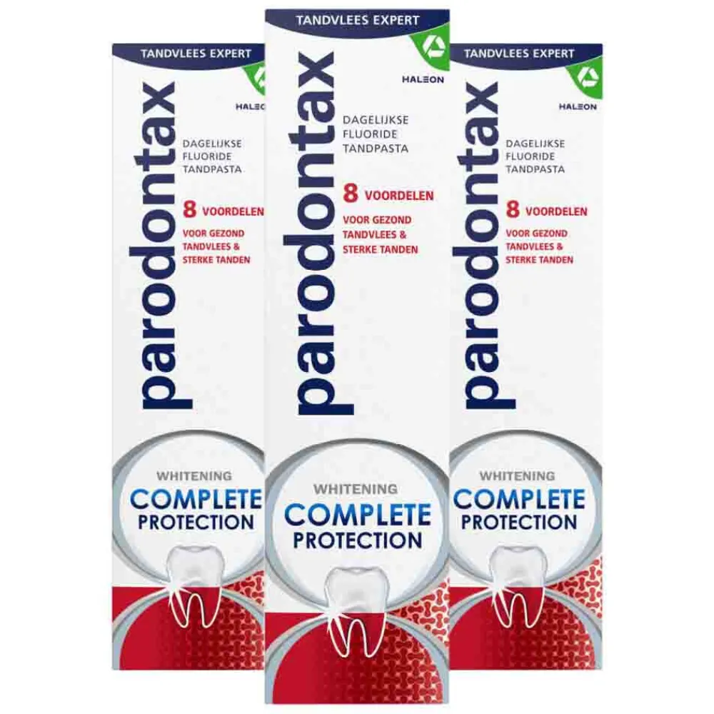 Parodontax 3x Tandpasta Complete Protection Whitening 75 ml