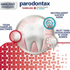 Parodontax 6x Tandpasta Tandvlees+ Gevoeligheid & Adem 75 ml