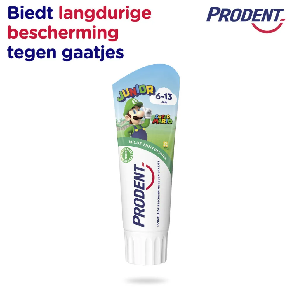 Prodent 12x Tandpasta Super Mario 6-13 jaar 75 ml