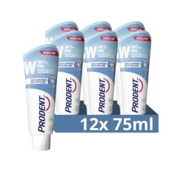 Prodent 12x Tandpasta Wit + Fris 75 ml