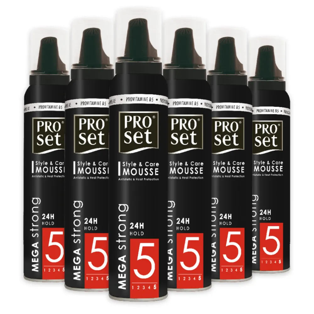 Proset 6x Haarmousse Mega Sterk 250 ml