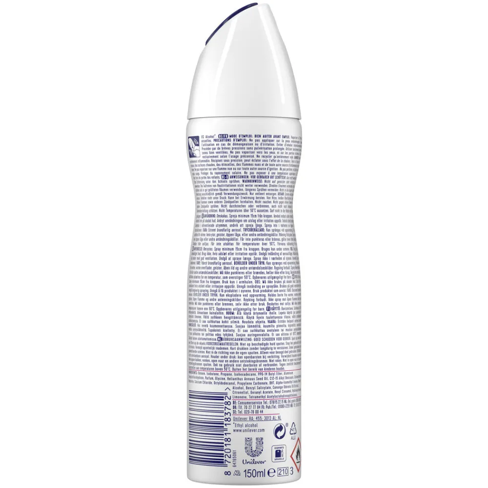 Rexona 6x Deodorant Spray Advanced Protection Ultra Dry Biorythm 150 ml