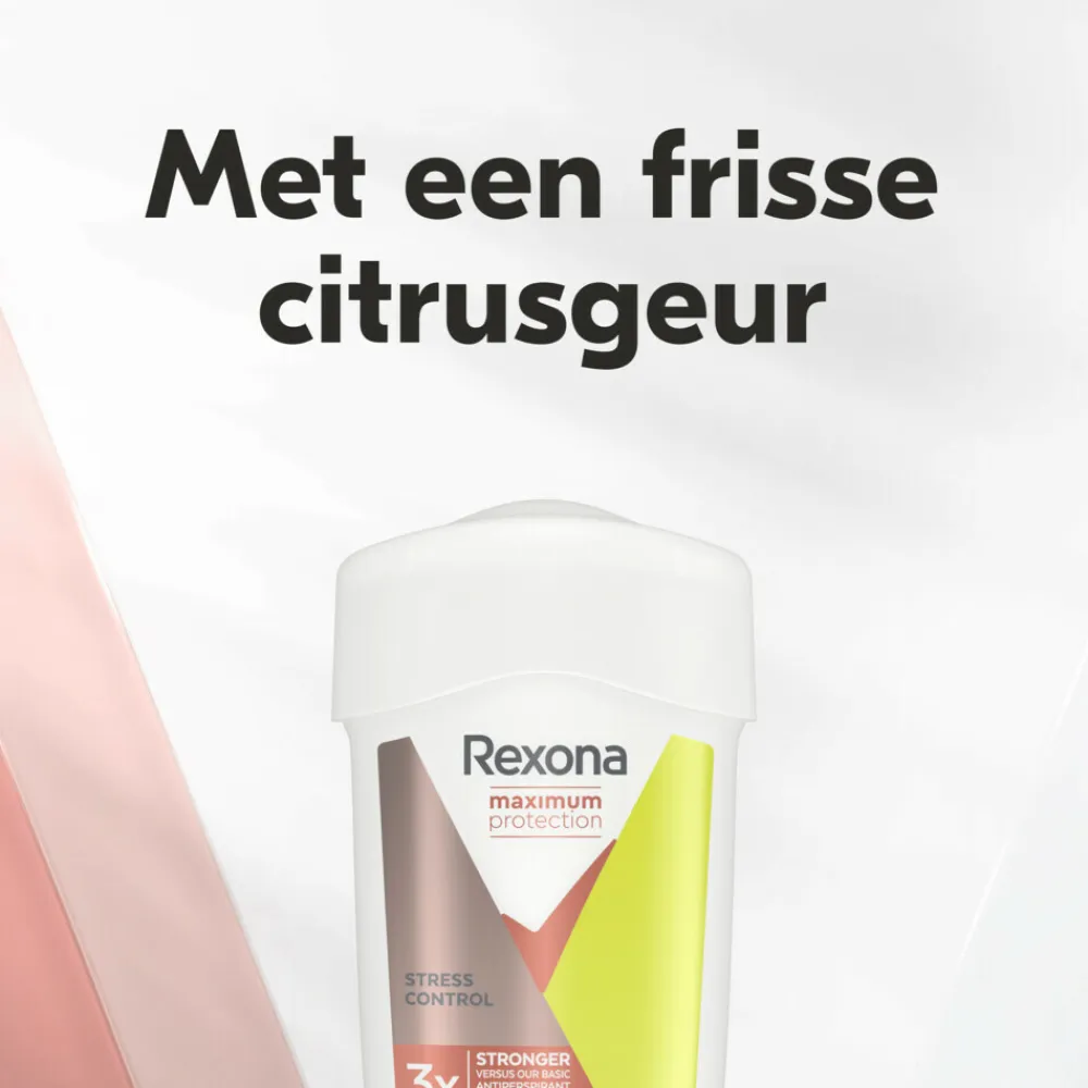 Rexona 6x Deodorant Stick Cream Maximum Protection Stress Control 45 ml