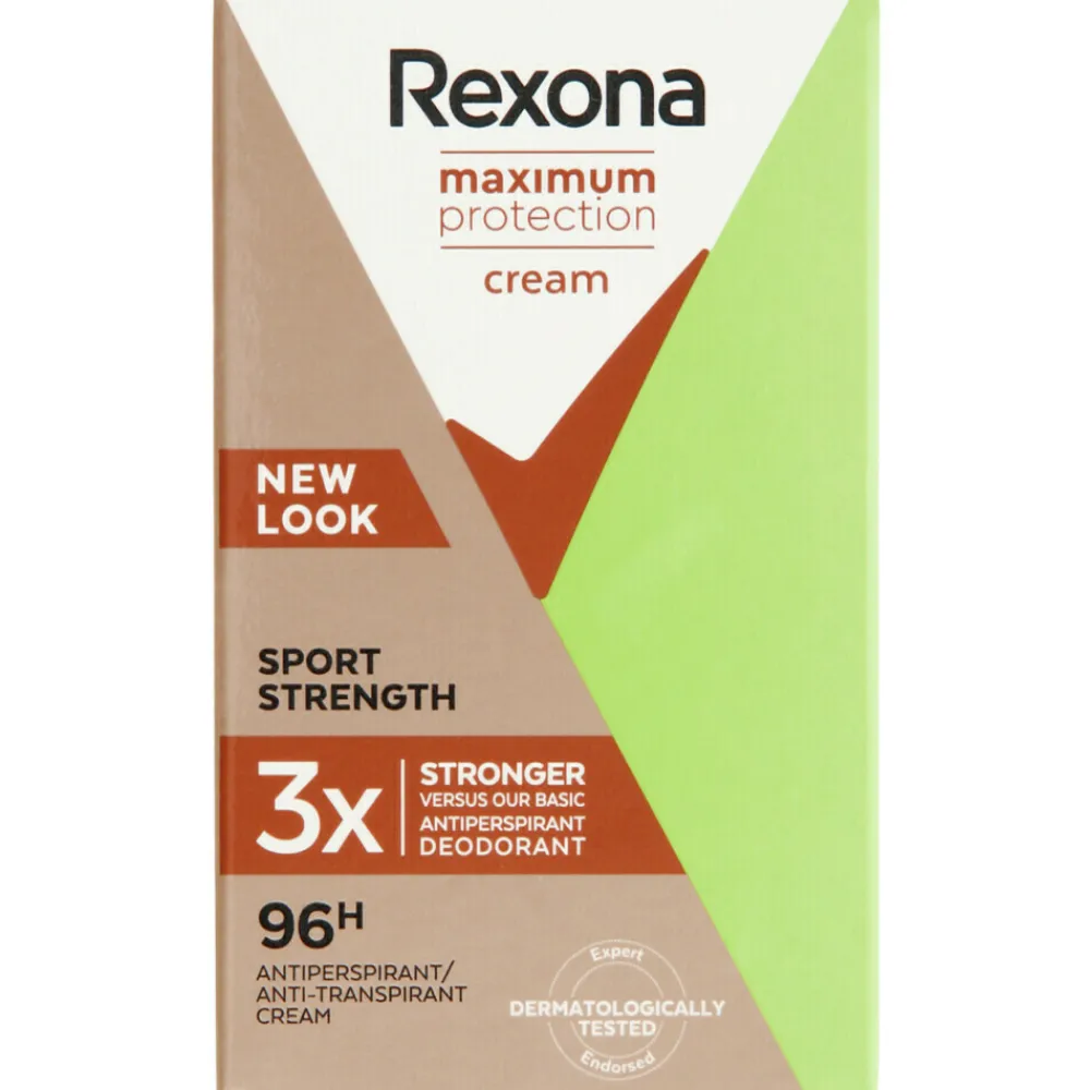 Rexona 6x Deodorant Stick Cream Maximum Protection Sport Strength 45 ml