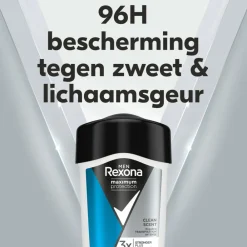 Rexona 6x Men Deodorant Roller Maximum Protection Clean Scent 45 ml
