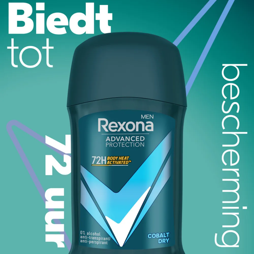 Rexona 6x Men Deodorant Stick Advanced Protection Cobalt Dry 50 ml
