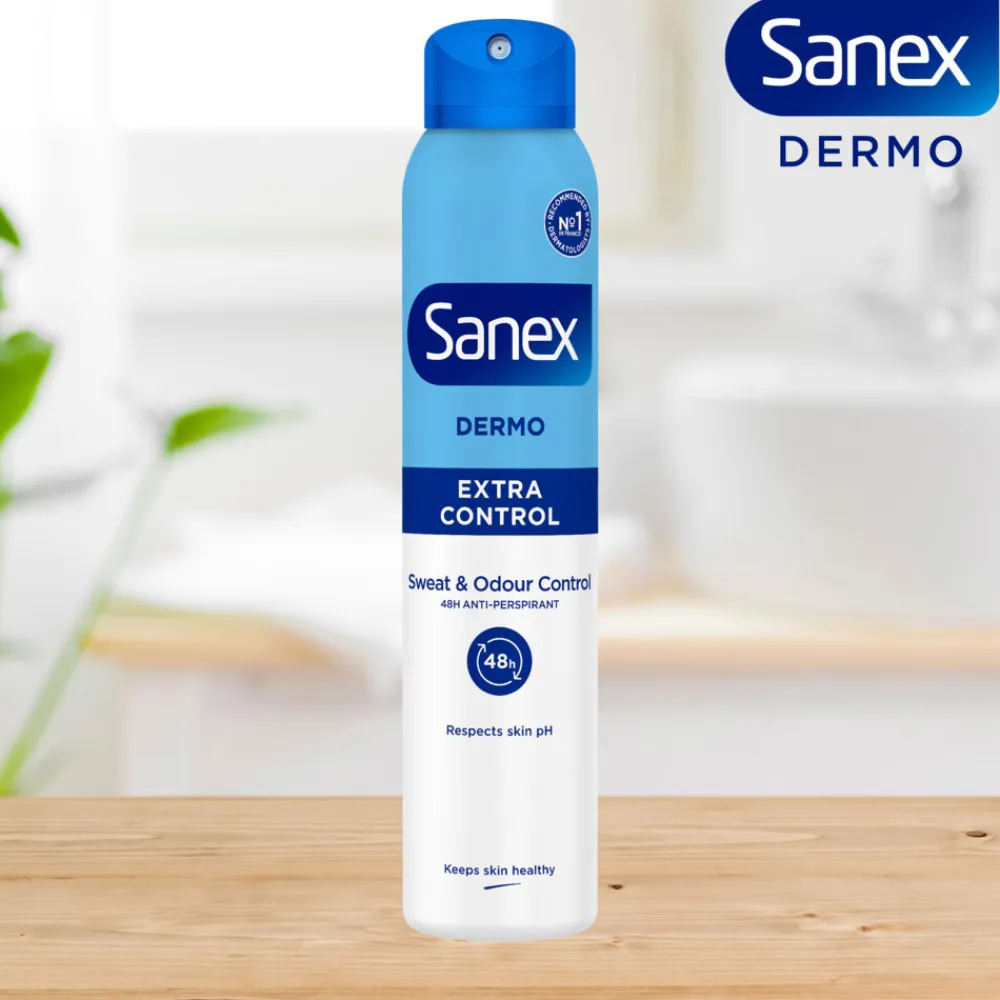 Sanex 6x Deodorant Spray Dermo Extra Control 200 ml
