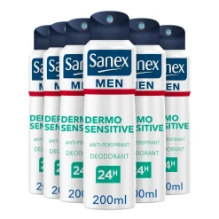 Sanex 6x Deodorant Spray Men Sensitive 200 ml
