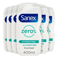 Sanex 6x Douchegel Zero% Hydrating 400 ml