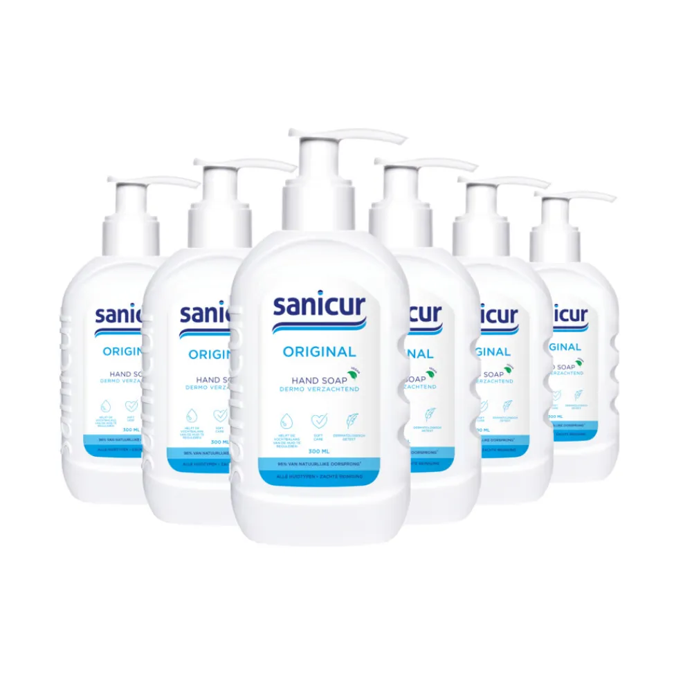 Sanicur 6x Handzeep Original 300 ml