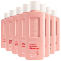 Seepje 8x Witte Perzik en Cederhout Douchegel 300 ml
