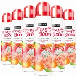 Sence 6x Deodorant Flower Crush & Apple 150 ml