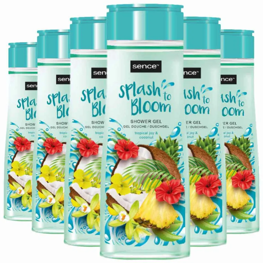 Sence 6x Douchegel Tropical Joy & Coconut 300 ml