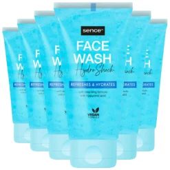 Sence 6x Face Wash Alle Huidtypes Hydro Shock 150 ml