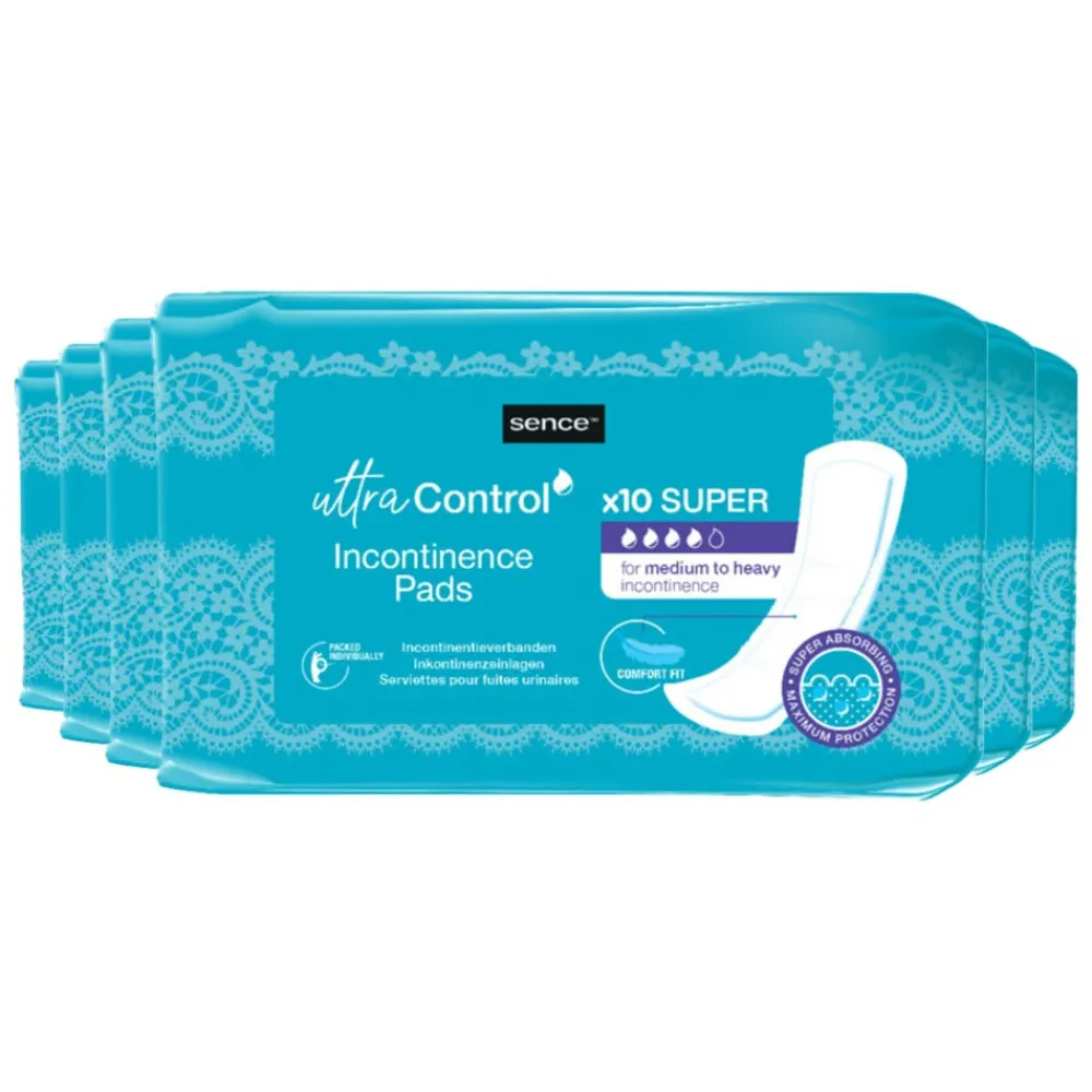 Sence 6x Incontinentie Verband Super 10 stuks