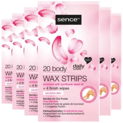 Heren Sence 6x Wax Strips voor het Lichaam 20 stuks
