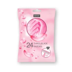 Heren Sence 3x Wegwerpmesjes Three Blades Vrouwen 24 stuks