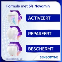 Sensodyne 6x Tandpasta Clinical Repair Deep Clean 75 ml