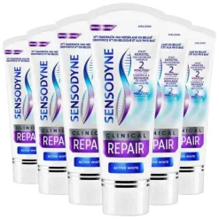 Sensodyne 6x Tandpasta Clinical Repair Active White 75 ml