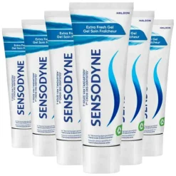 Sensodyne 6x Tandpasta Extra Fresh Gel 75 ml
