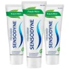 Sensodyne 3x Tandpasta Fresh Mint 75 ml
