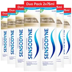 Sensodyne 6x Tandpasta MultiCare Duo 2 x 75 ml