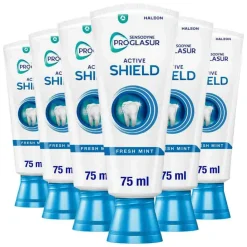 Sensodyne 6x Tandpasta ProGlasur Active Shield Fresh Mint 75 ml