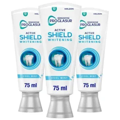 Sensodyne 3x Tandpasta ProGlasur Active Shield Whitening 75 ml