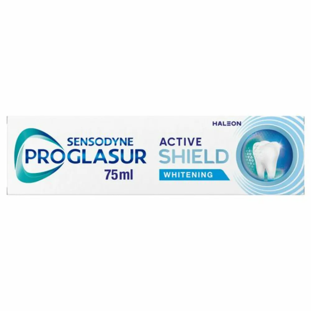Sensodyne 3x Tandpasta ProGlasur Active Shield Whitening 75 ml