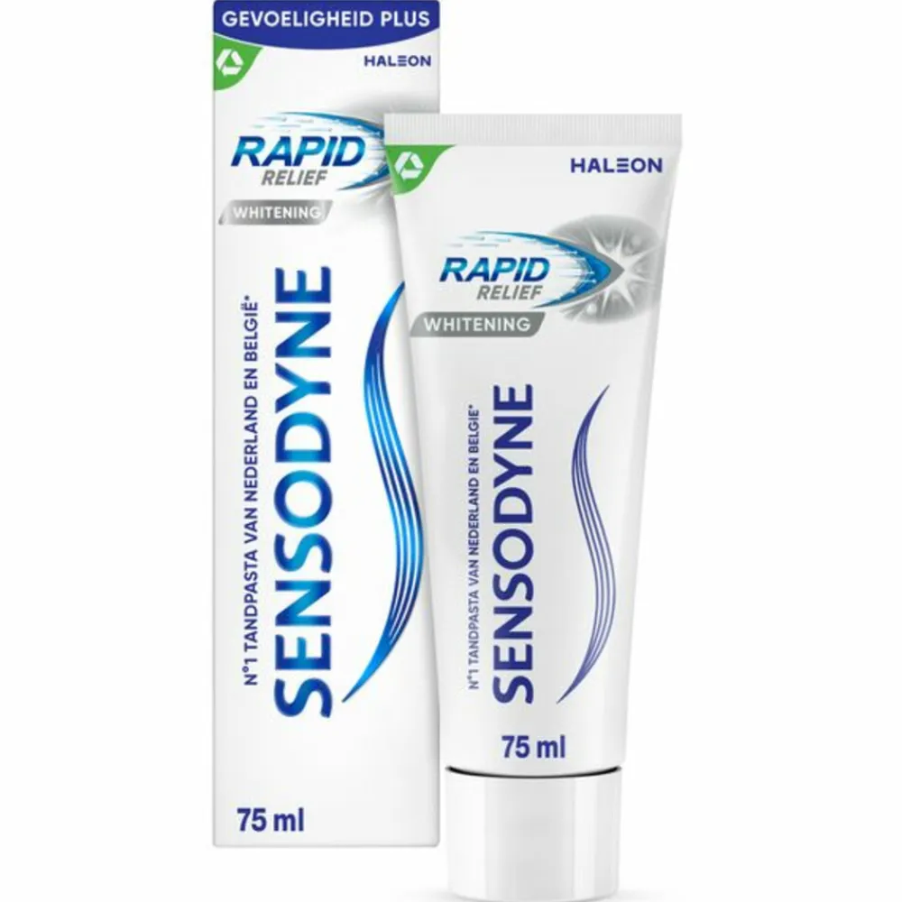 Sensodyne 3x Tandpasta Rapid Relief Whitening 75 ml