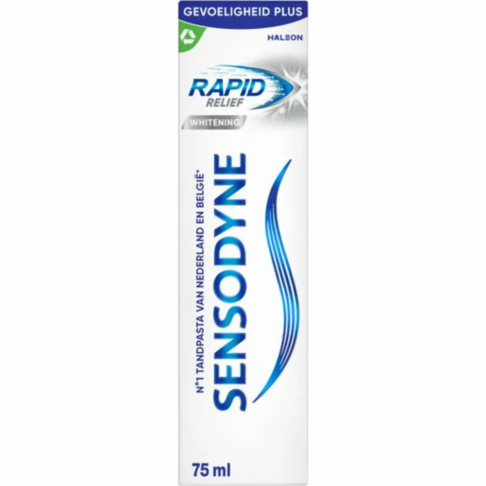 Sensodyne 6x Tandpasta Rapid Relief Whitening 75 ml