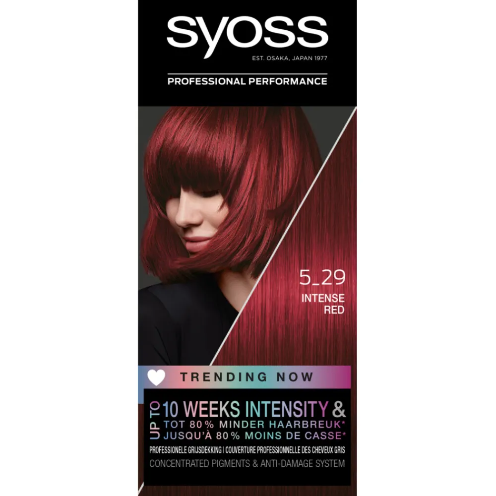 Syoss 3x Classic Haarverf 5-29 Intense Red