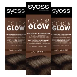 Syoss 3x Color Glow Kleuropfrisser Cool Brunette 100 ml