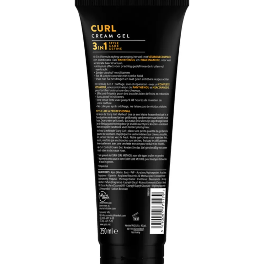 Syoss 6x Curl Control Gel 250 ml