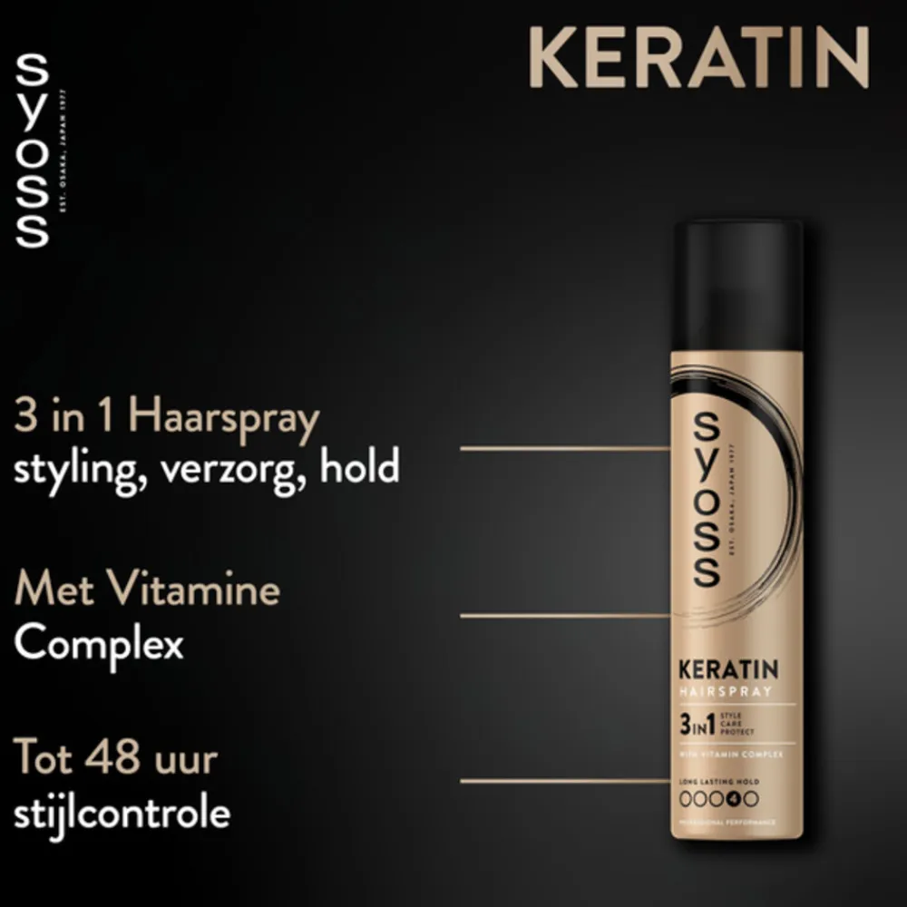 Syoss 6x Keratin Haarspray 300 ml