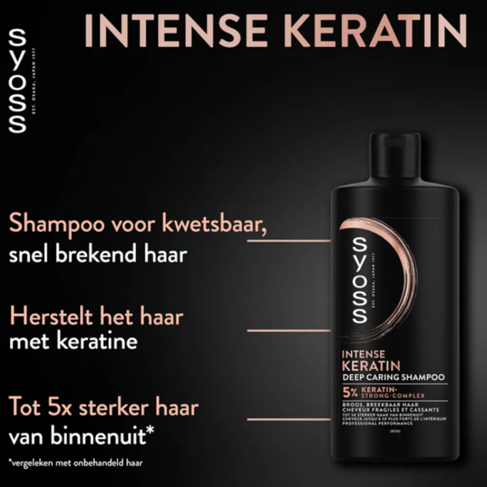 Syoss 6x Keratin Shampoo 440 ml