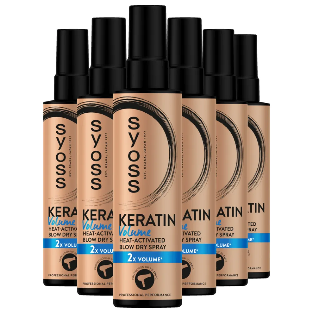 Syoss 6x Keratin & Volume Heatprotection Spray 200 ml